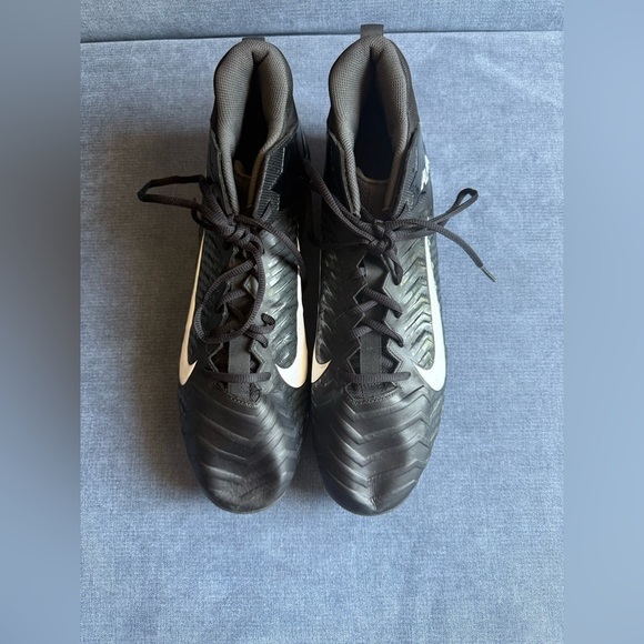 Nike Fastflex Alpha Black Lace Up Low Top Football Cleats Men’s SZ 14 Athletic main image 8